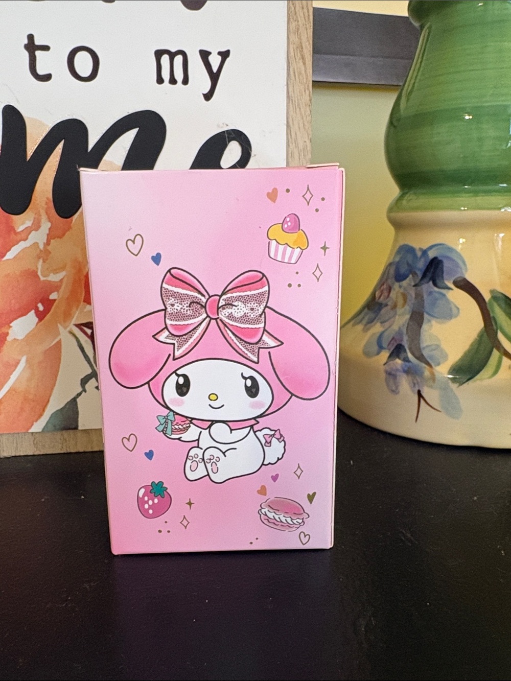 Hello Kitty My Melody Pink Character Box with Pastel Accents